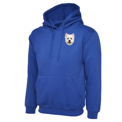 Westie Dog Face Hoodie 