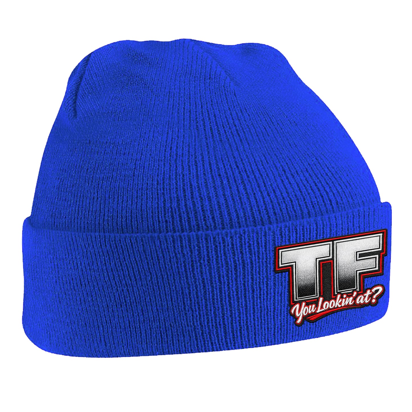 TF You Lookin’ at Beanie Hat