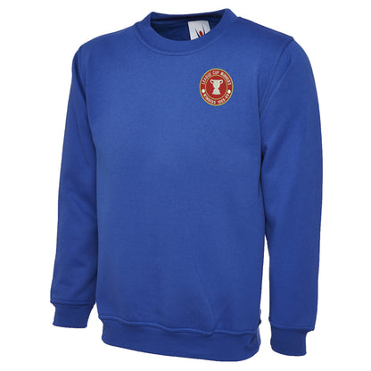Retro Swindon Town Football League Cup Winners 1969 Embroidered Classic Sweatshirt