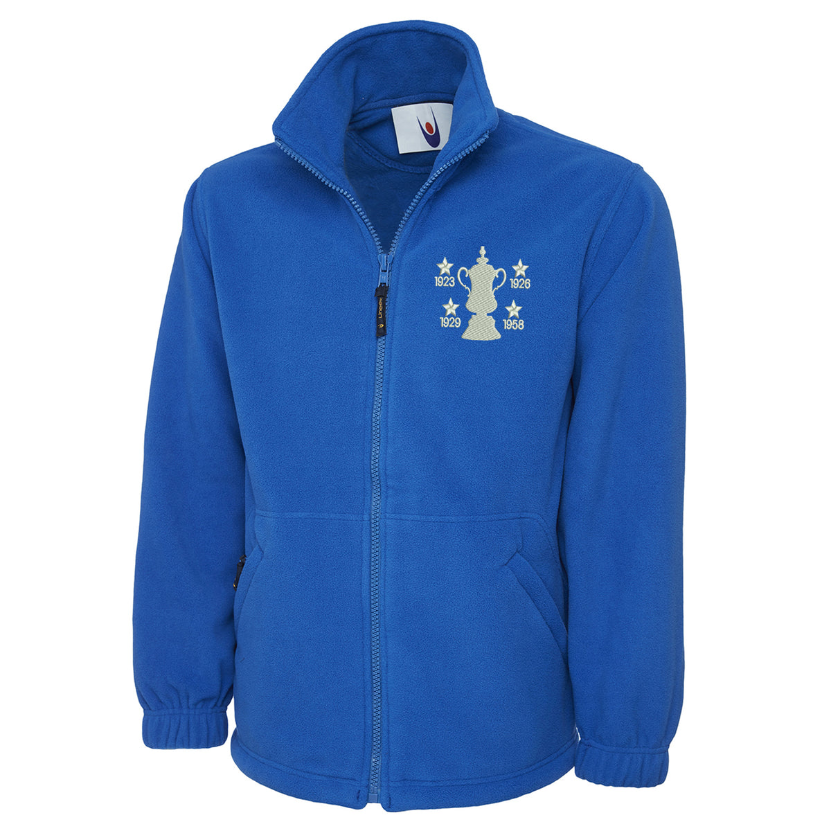 Retro Bolton Four Time Cup Winners Premium Fleece Jacket