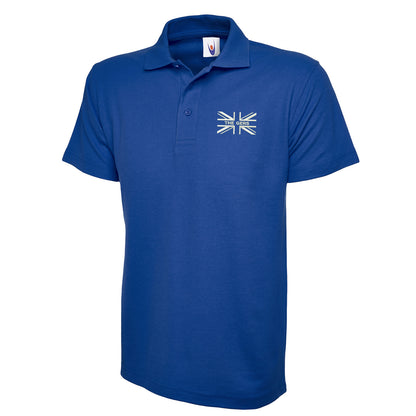 The Gers Union Jack Embroidered Classic Polo Shirt