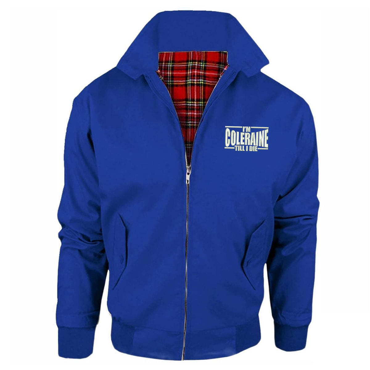I am Coleraine Embroidered Harrington Jacket