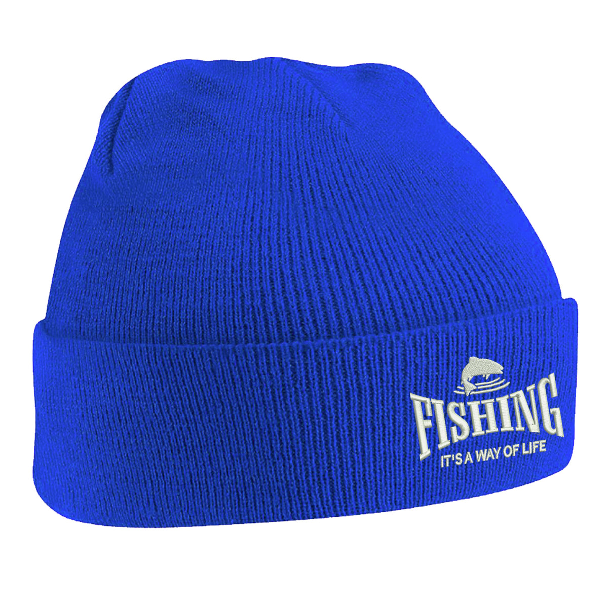 Fishing It's a Way of Life Beanie Hat