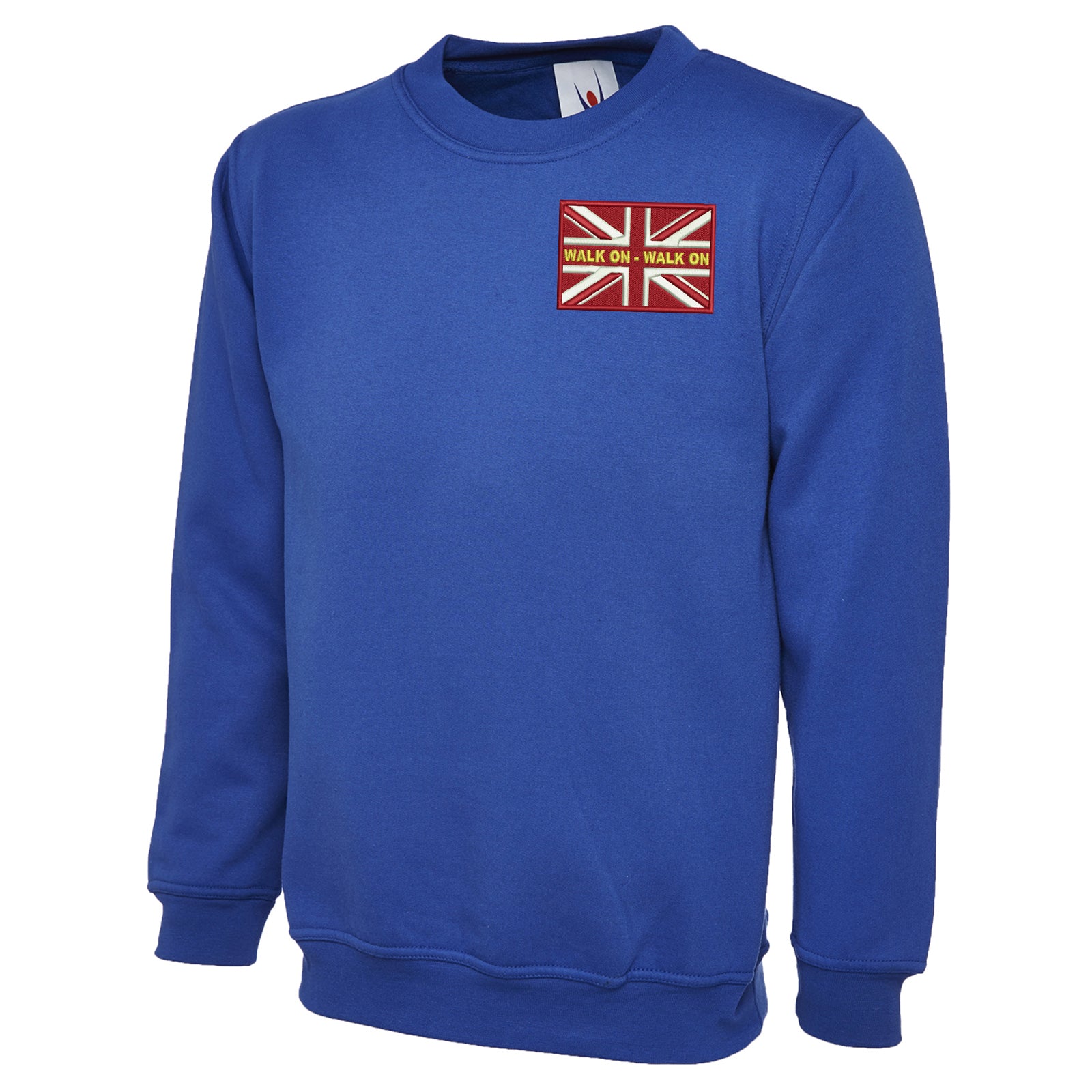 Walk On Walk On Coloured Union Jack Sweatshirt