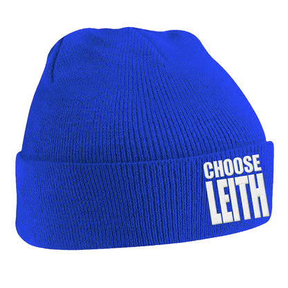Hibs FC Choose Leith Football Beanie Hat 