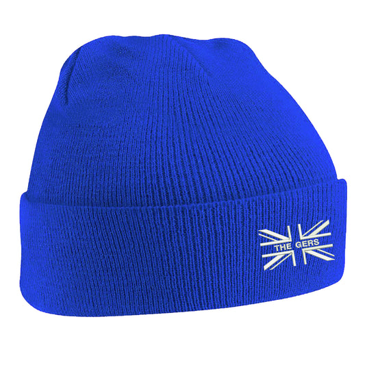The Gers Union Jack Embroidered Beanie Hat