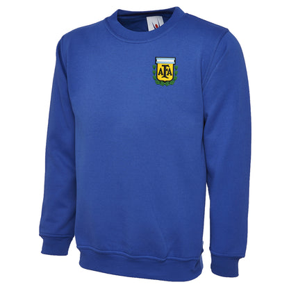 Old School Argentina Football Sweatshirt