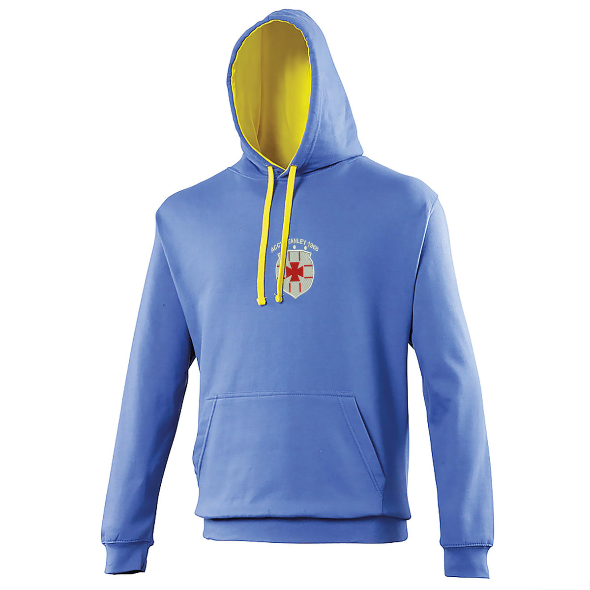 Retro Accrington Stanley 1968 Contrast Hoodie