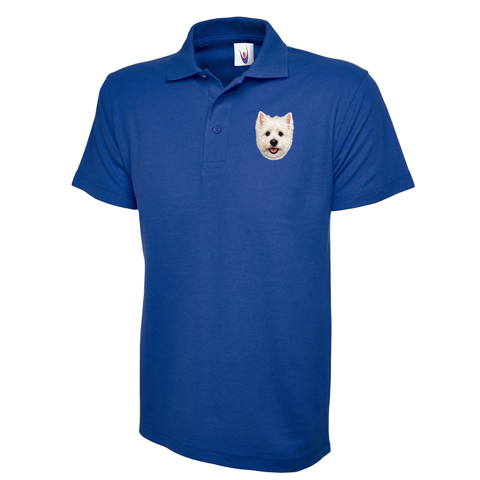 Westie Dog Face Classic Polo Shirt