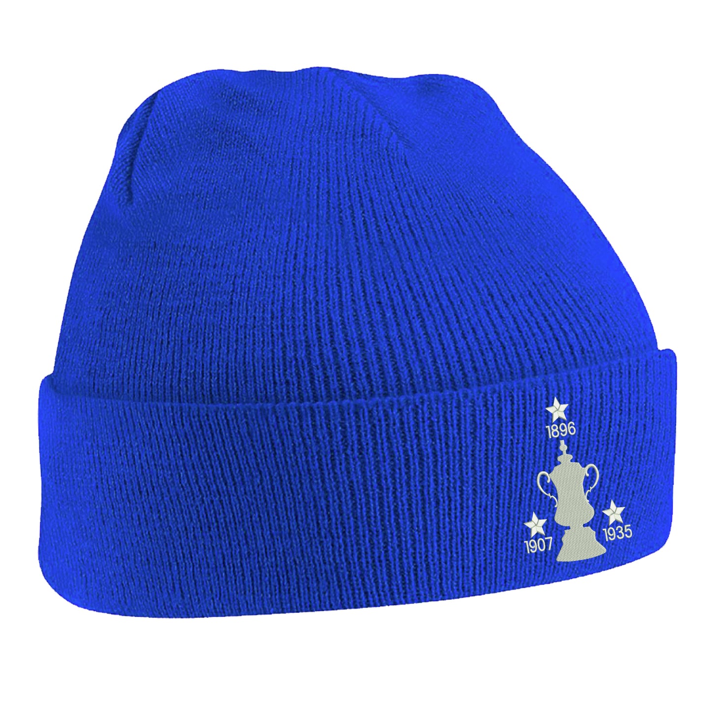 Retro Sheff Wed Three Time Cup Winners Embroidered Beanie Hat