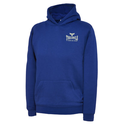 The Owls By Wisdom and Courage Embroidered Children's Hoodie