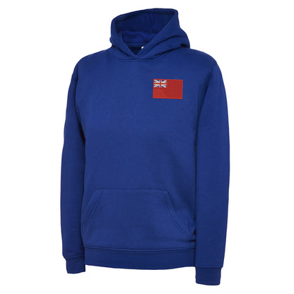 Red Ensign Embroidered Children's Hoodie