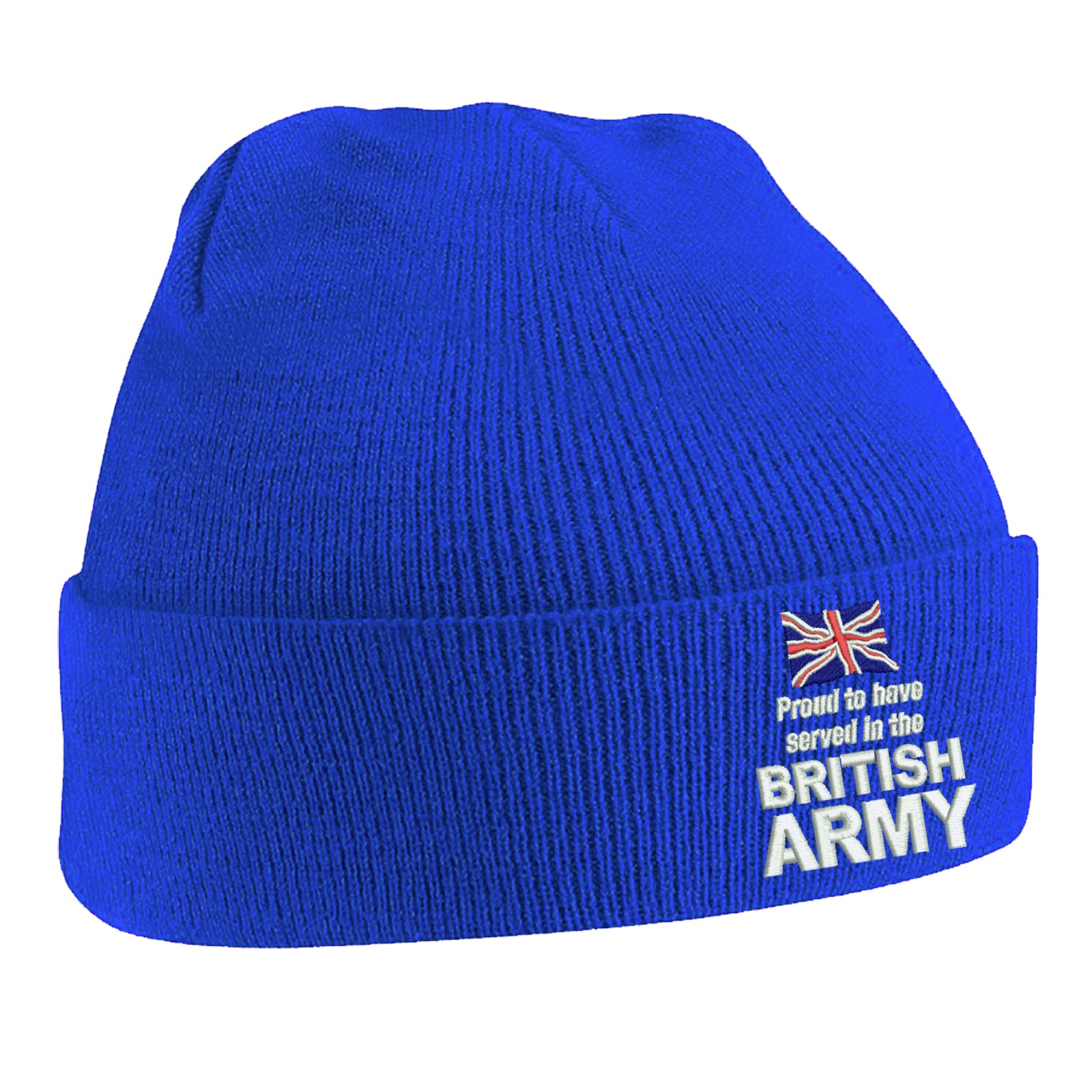 Proud to Have Served in The British Army Beanie Hat