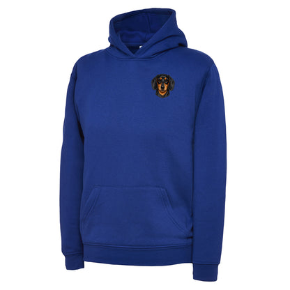 Children's Dachshund Dog Face Hoodie