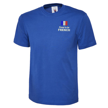 Proud to be French Embroidered Classic T-Shirt