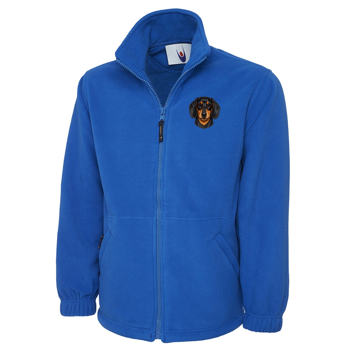Dachshund Dog Face Fleece Jacket