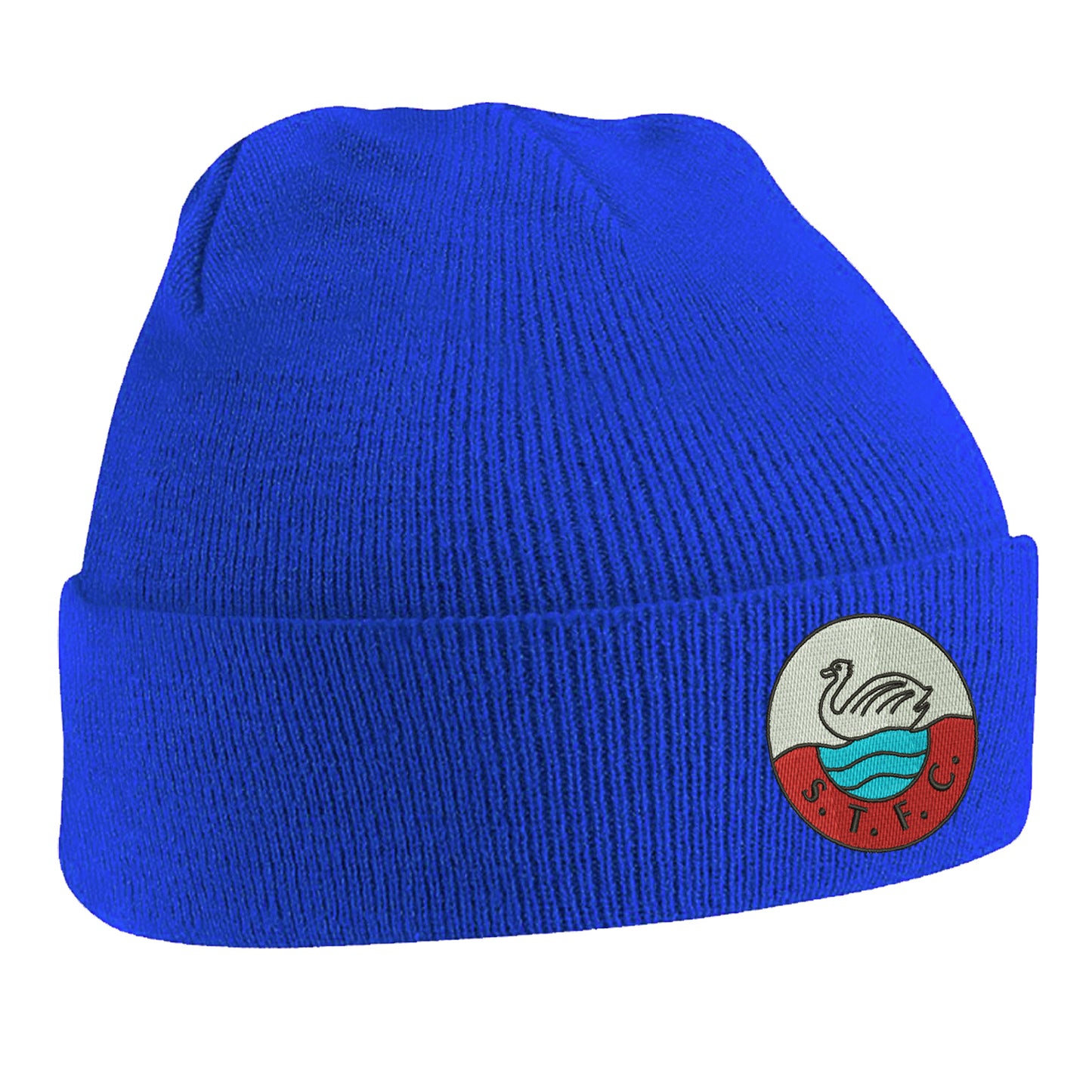 Retro Swansea 1960s Embroidered Beanie Hat