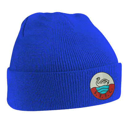 Retro Swansea 1960s Embroidered Beanie Hat