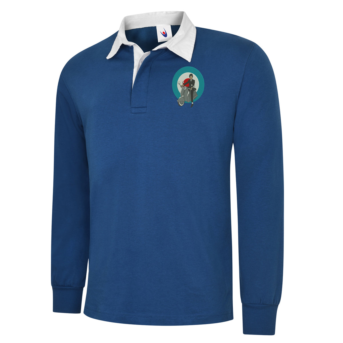 Retro MOD Scooter Classic Rugby Shirt