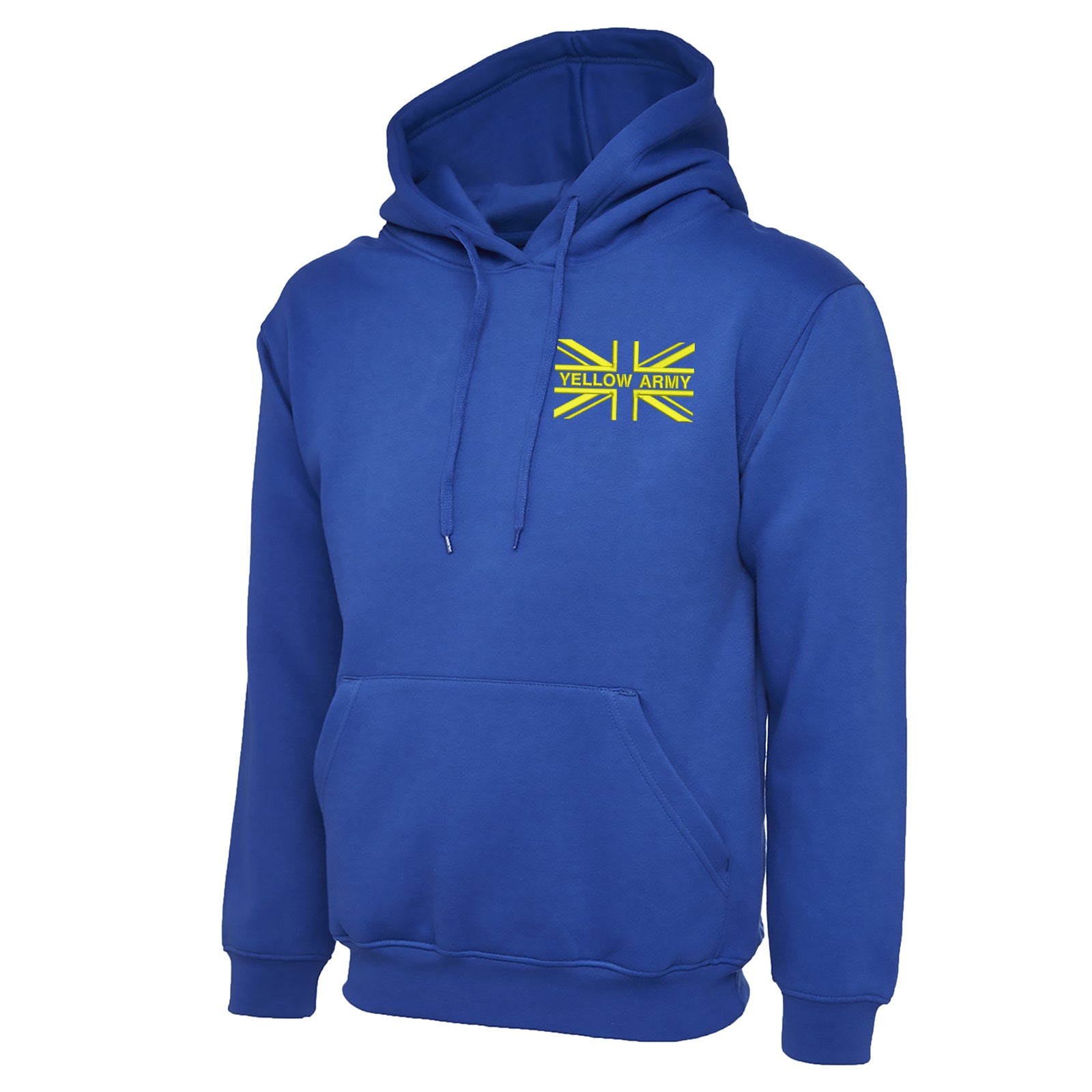 Yellow Army Union Jack Hoodie Shop for Football Merch – Paddywear