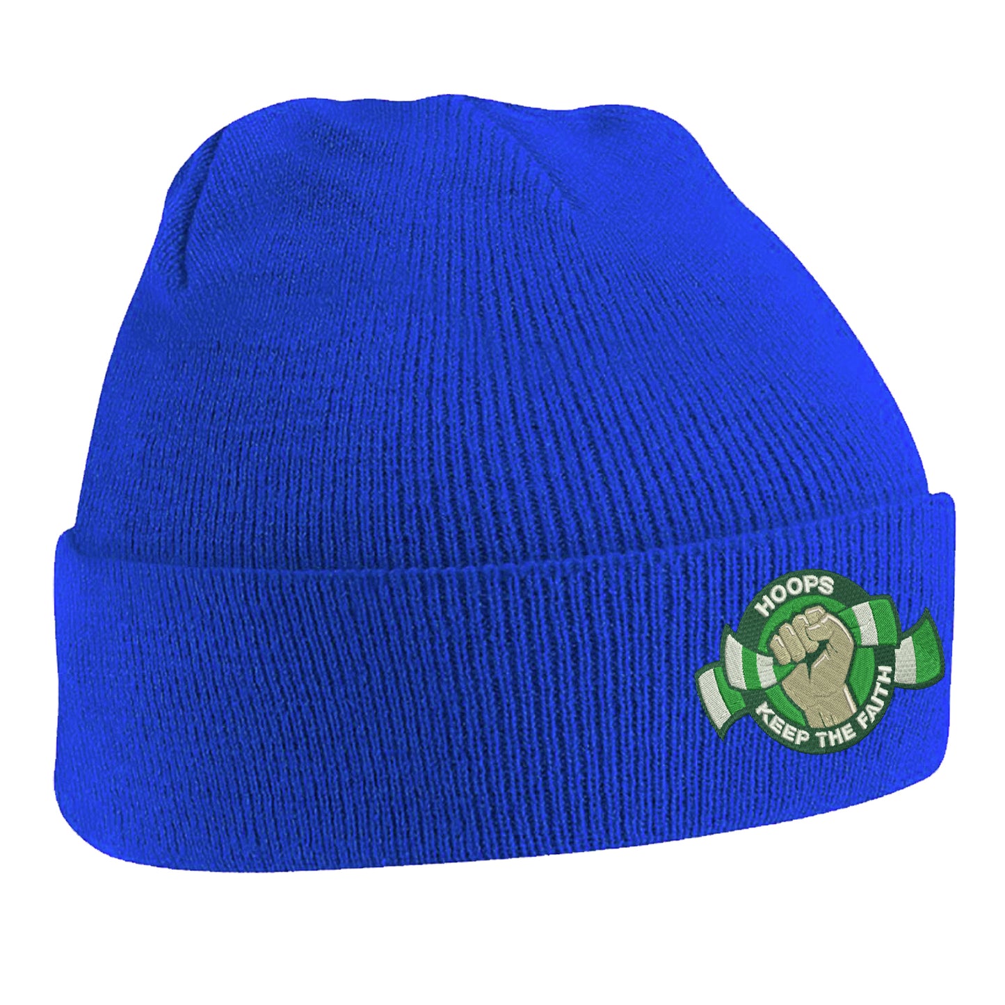 Hoops Keep The Faith Embroidered Beanie Hat