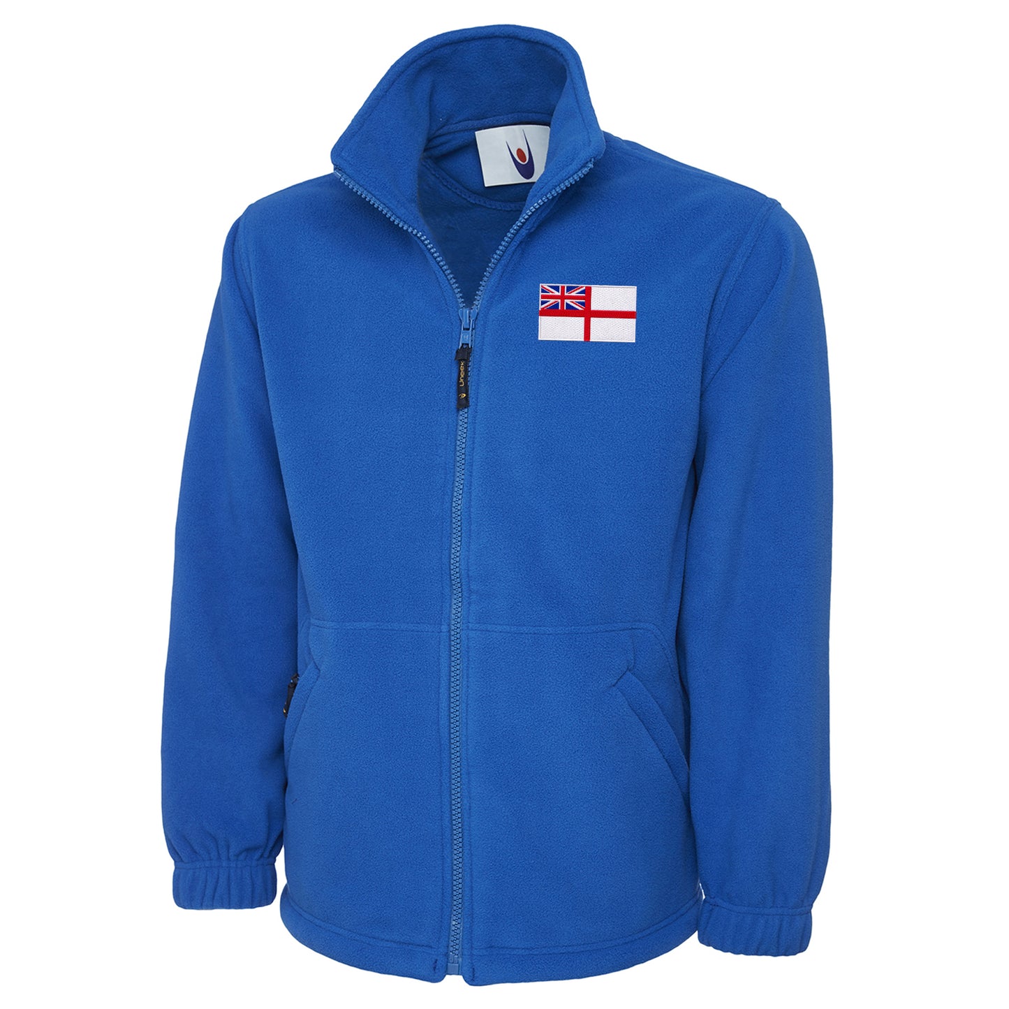 Royal Navy White Ensign Flag Fleece Jacket 