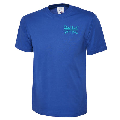 The Cockney Boys Union Jack Embroidered Classic T-Shirt