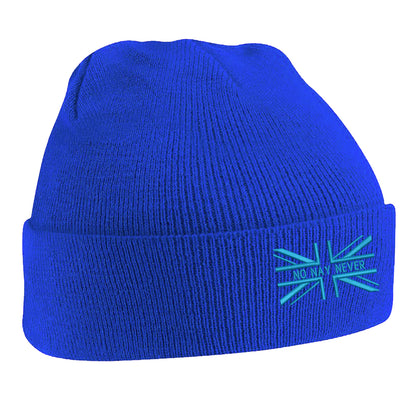 No Nay Never Union Jack Beanie Hat