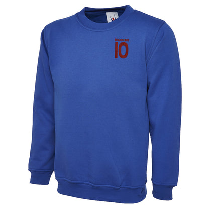 Brooking 10 Embroidered Classic Sweatshirt