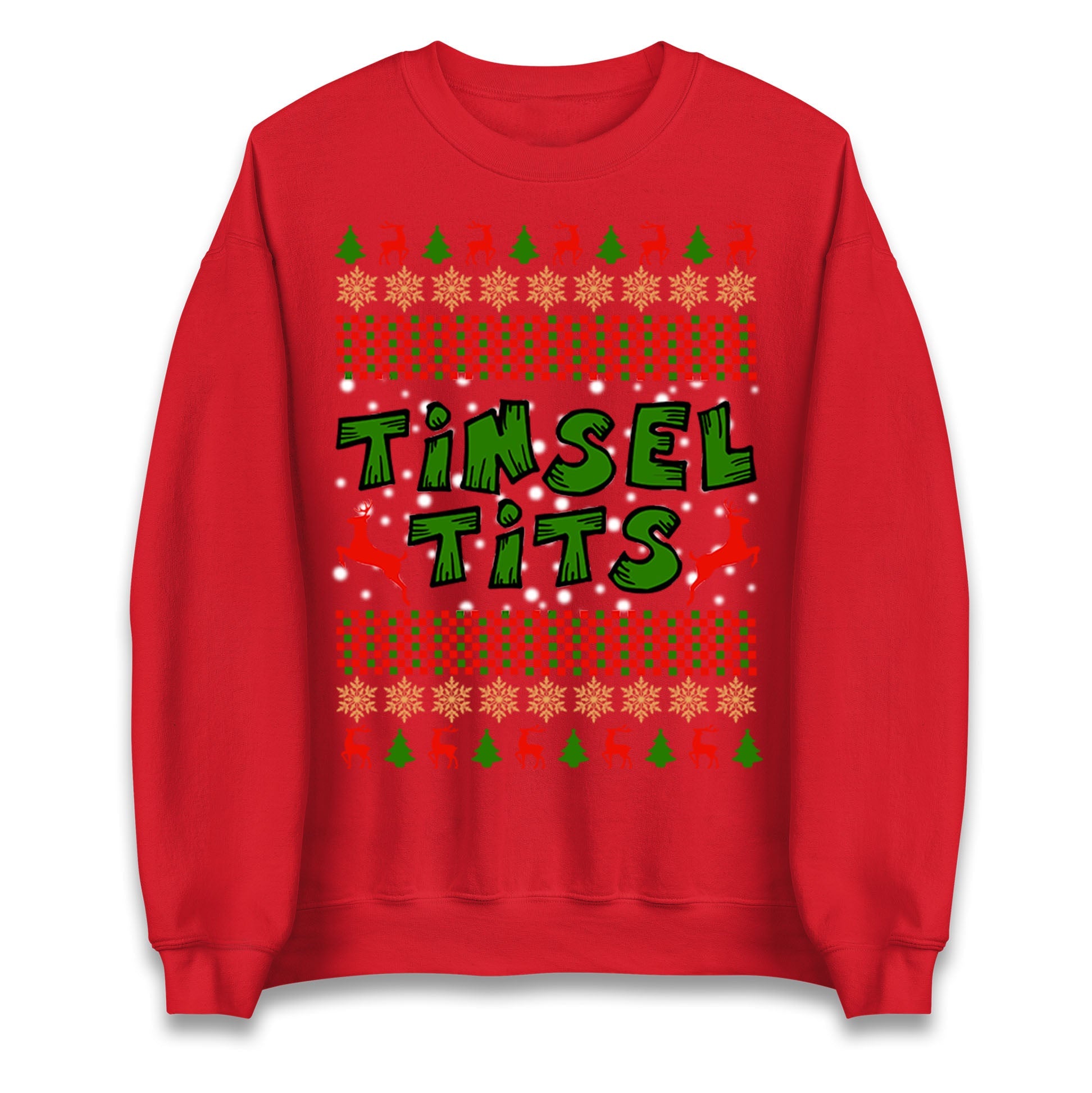 Tinsel Tits Christmas Jumper