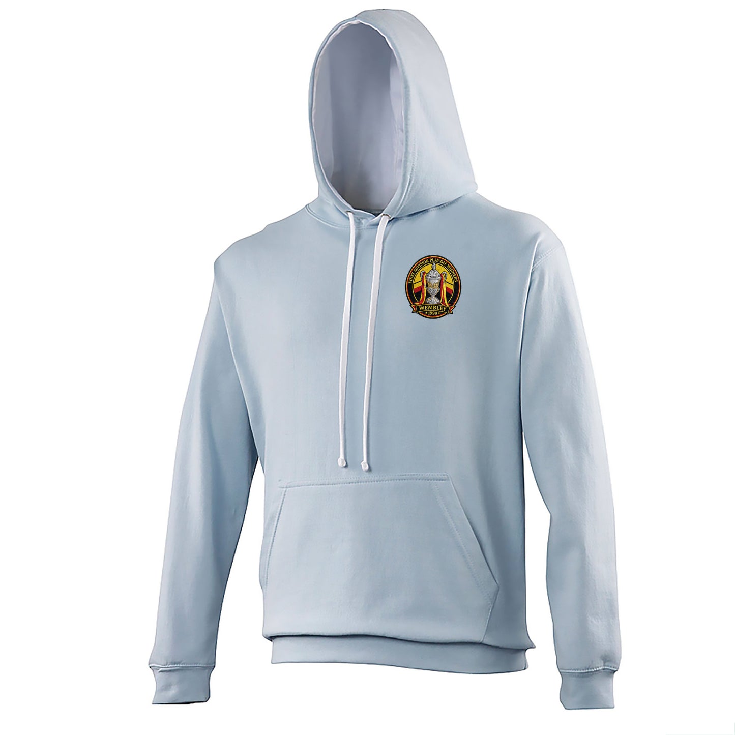 Watford Retro Play Off Winners Contrast Hoodie