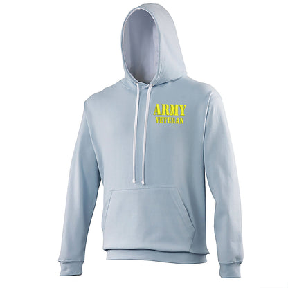 Army Veteran Contrast Hoodie 