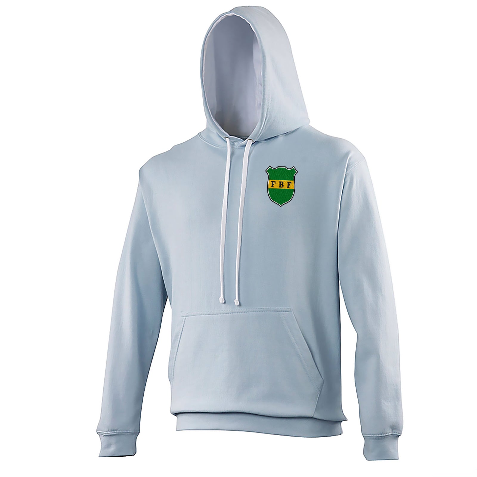 Classic Brazil Football Contrast Hoodie