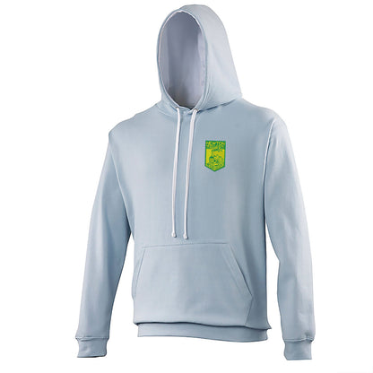 Retro Newton Heath LYR Embroidered Contrast Hoodie