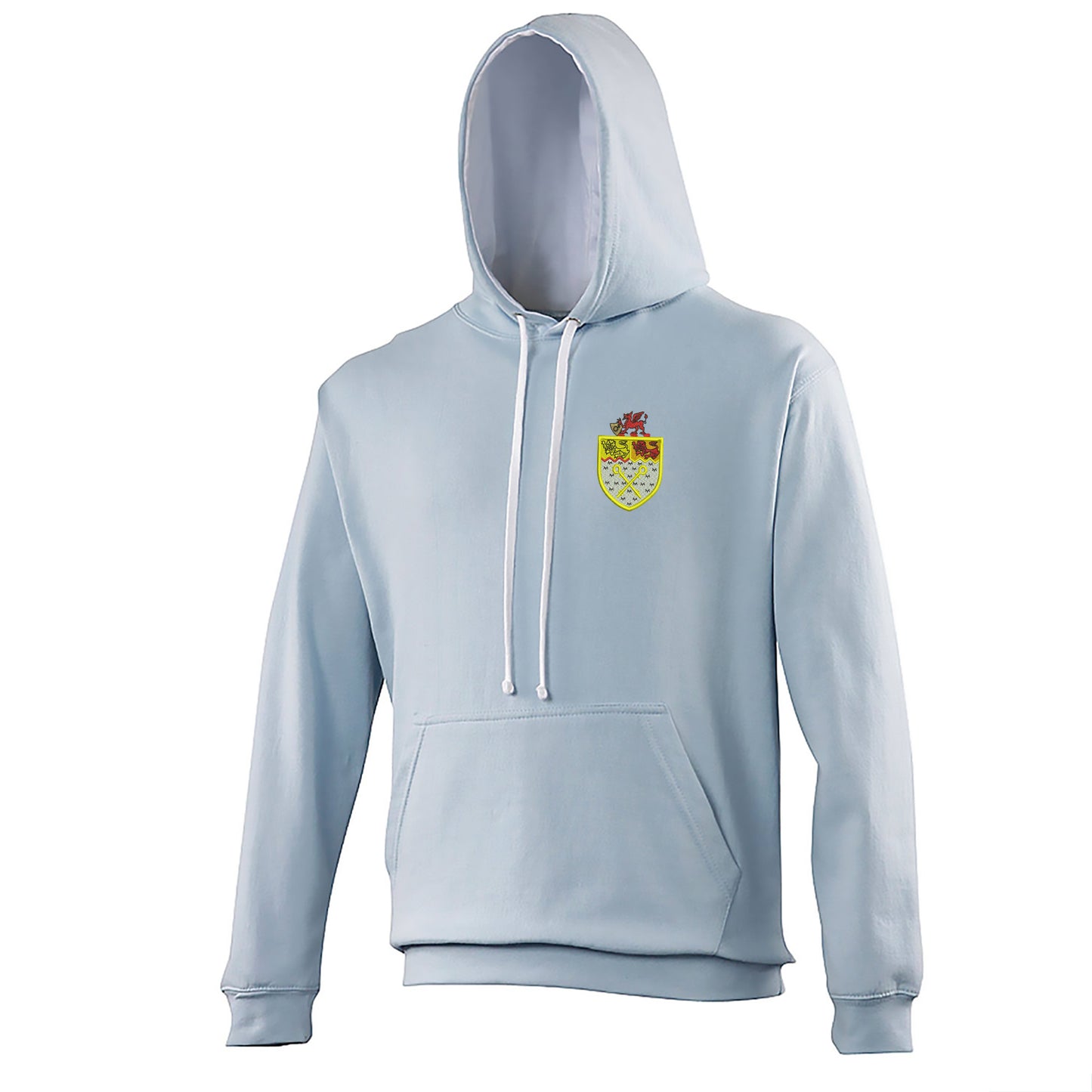 Retro Wrexham 1967 Embroidered Contrast Hoodie