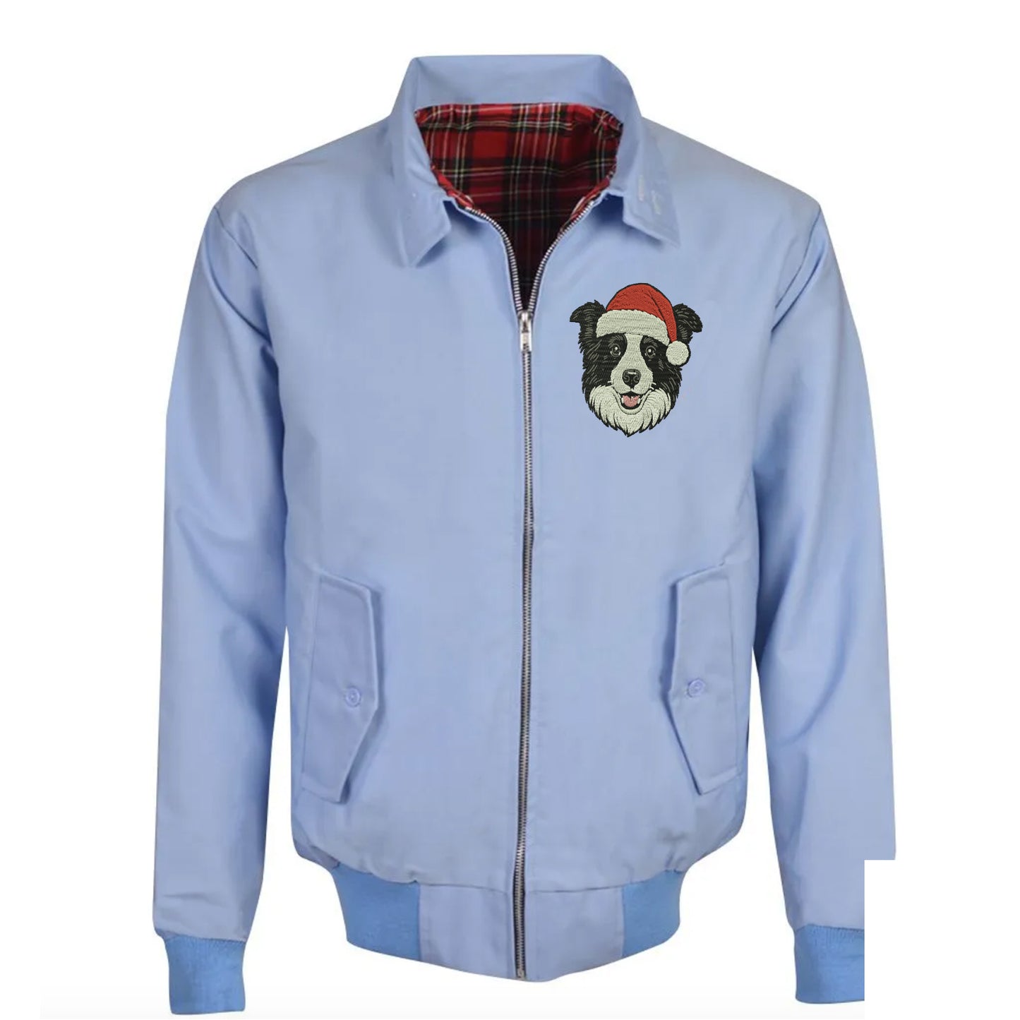 Border Collie Christmas Jacket Mens