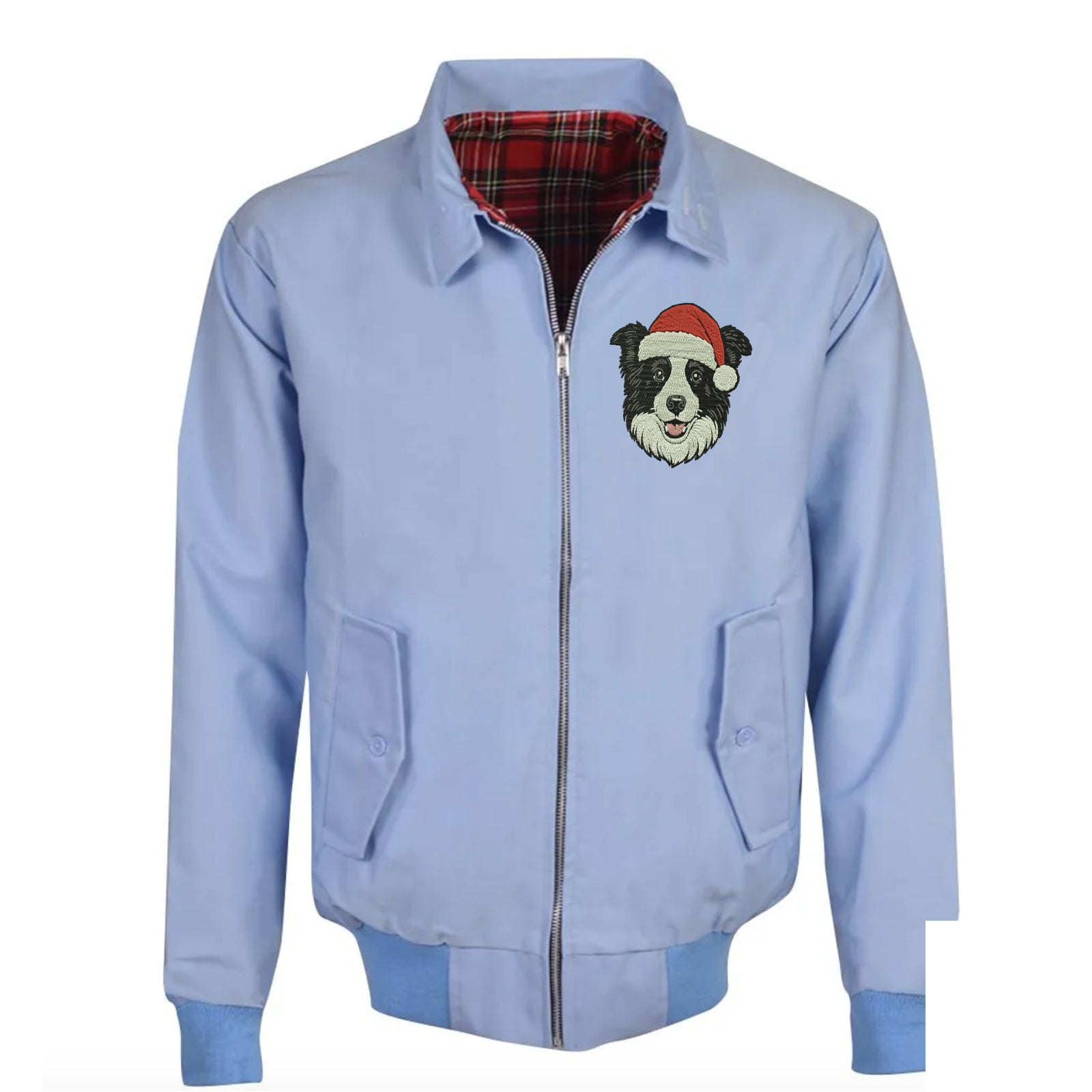 Border Collie Christmas Jacket Mens