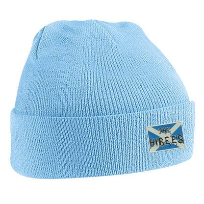The Hibees Grunge Flag of Scotland Embroidered Beanie Hat