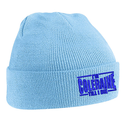 I am Coleraine Embroidered Beanie Hat
