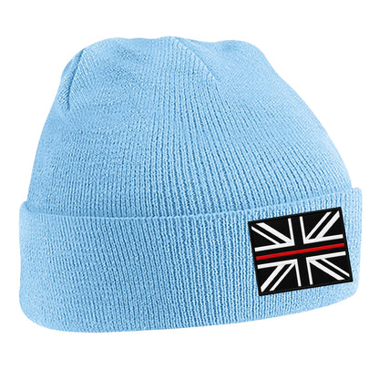 Thin Red Line Union Jack Beanie Hat
