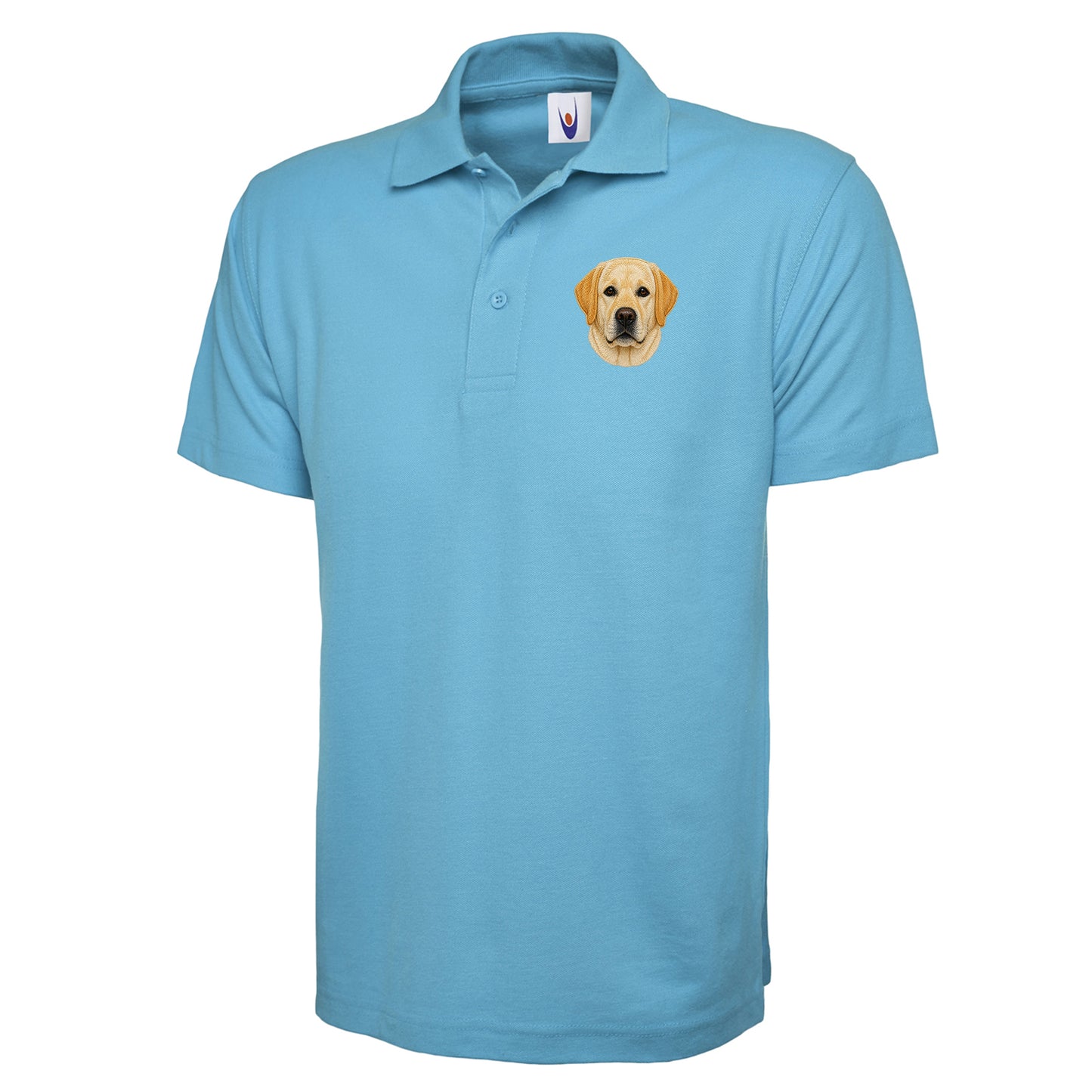 Labrador Dog Face Polo Shirt
