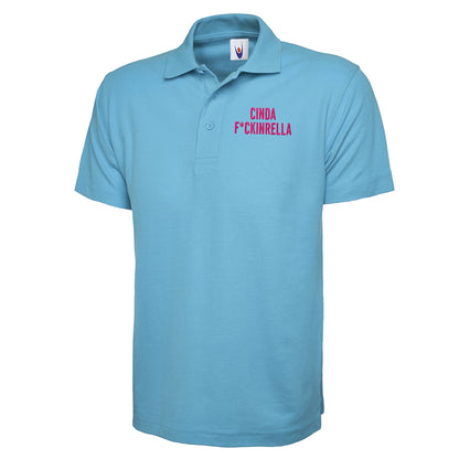 Cinder Fckinrella Embroidered Classic Polo Shirt