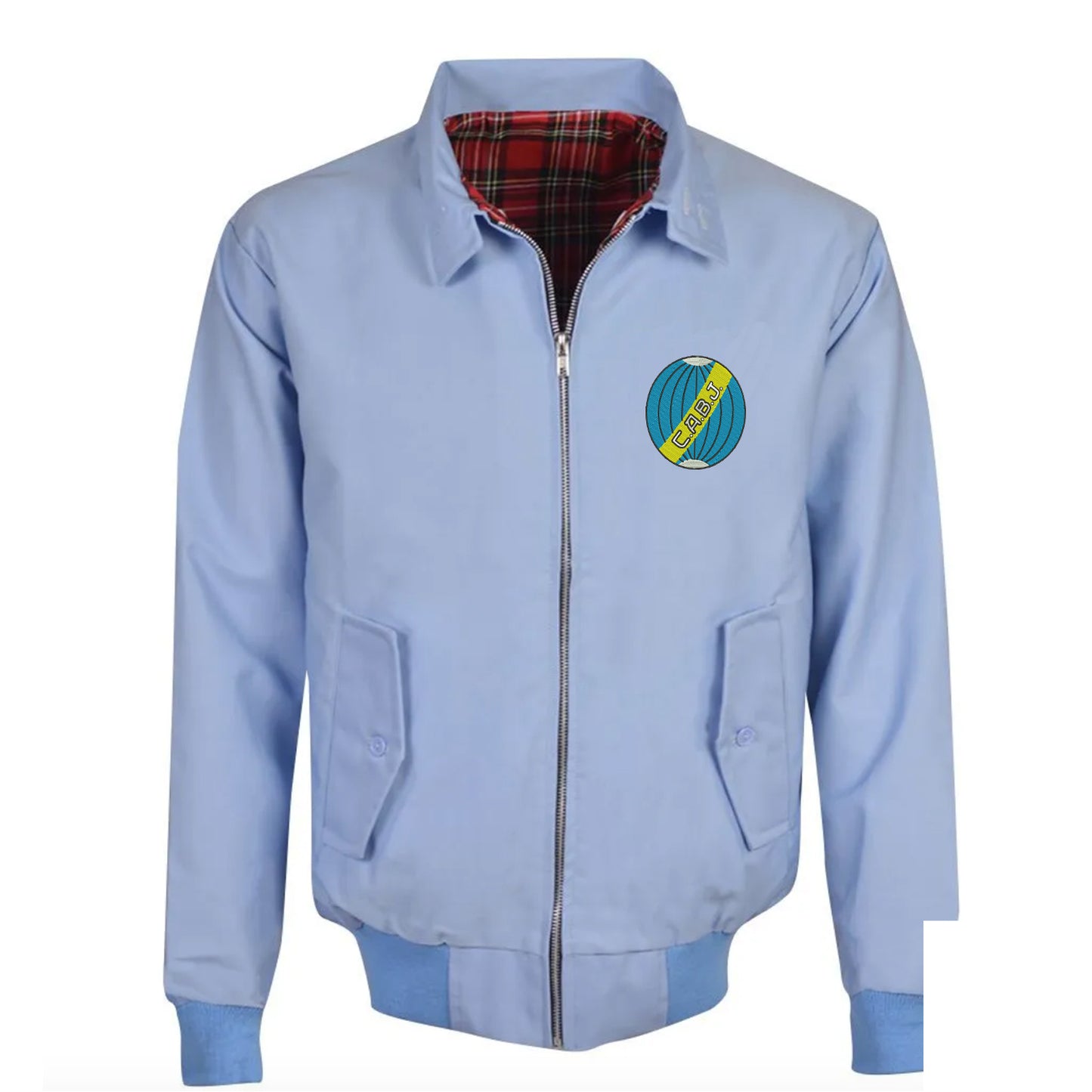 Retro Boca Juniors 1912 Embroidered Classic Harrington Jacket