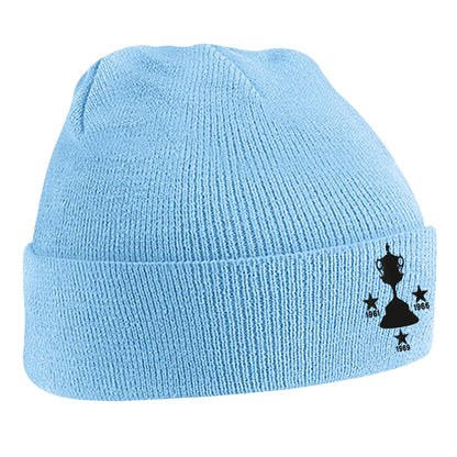 Retro Tamworth Three Time Birmingham Senior Cup Winners Embroidered Beanie Hat