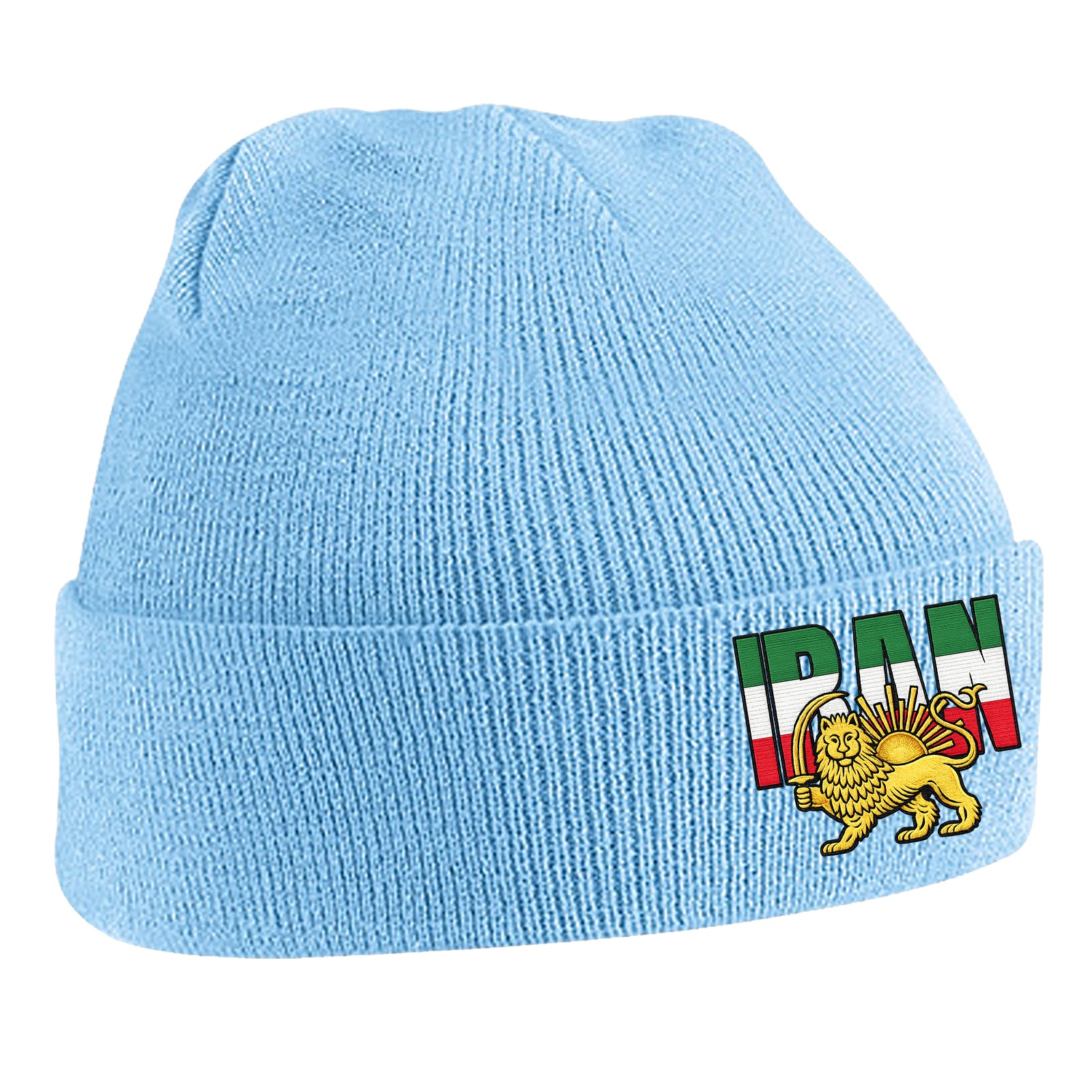 Iran Flag Beanie Hat