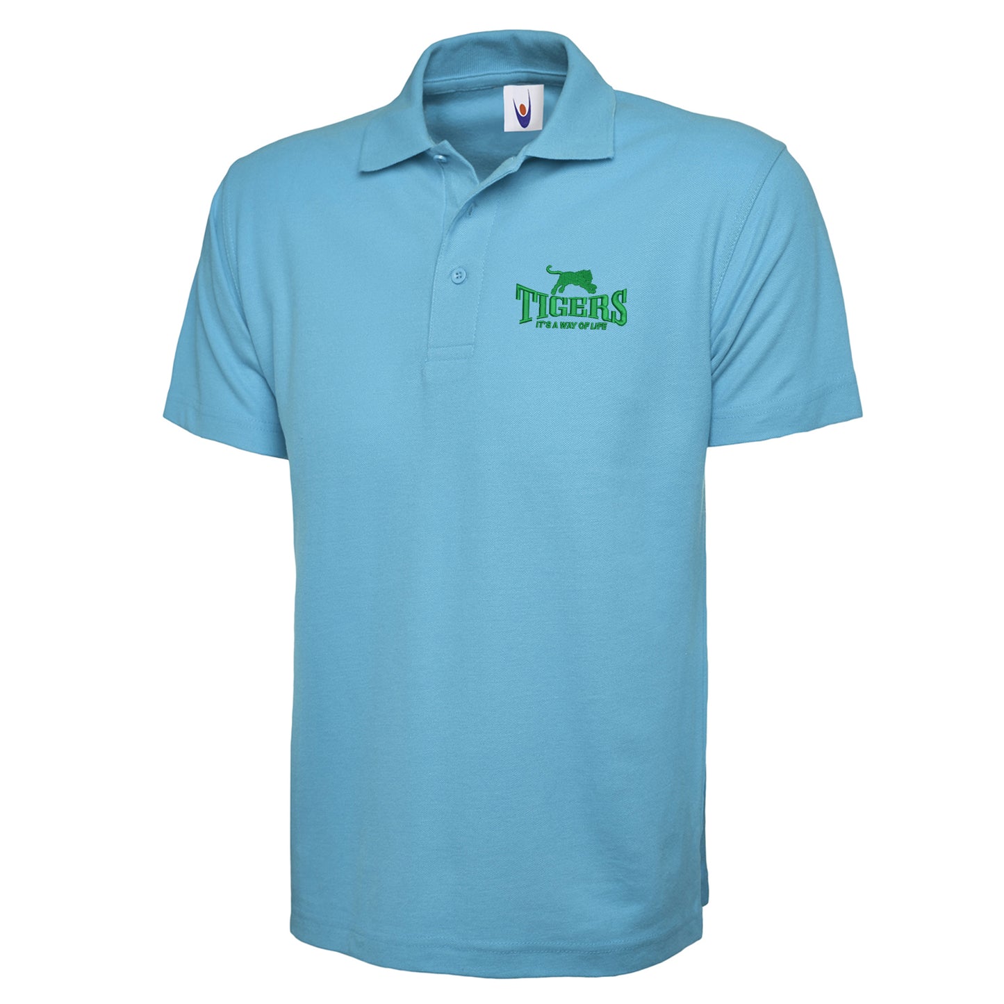 Tigers It's a Way of Life Embroidered Classic Polo Shirt