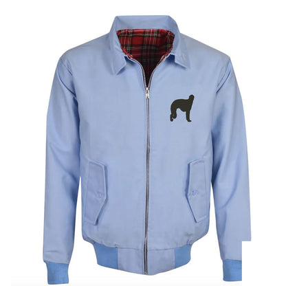 Borzoi Embroidered Classic Harrington Jacket