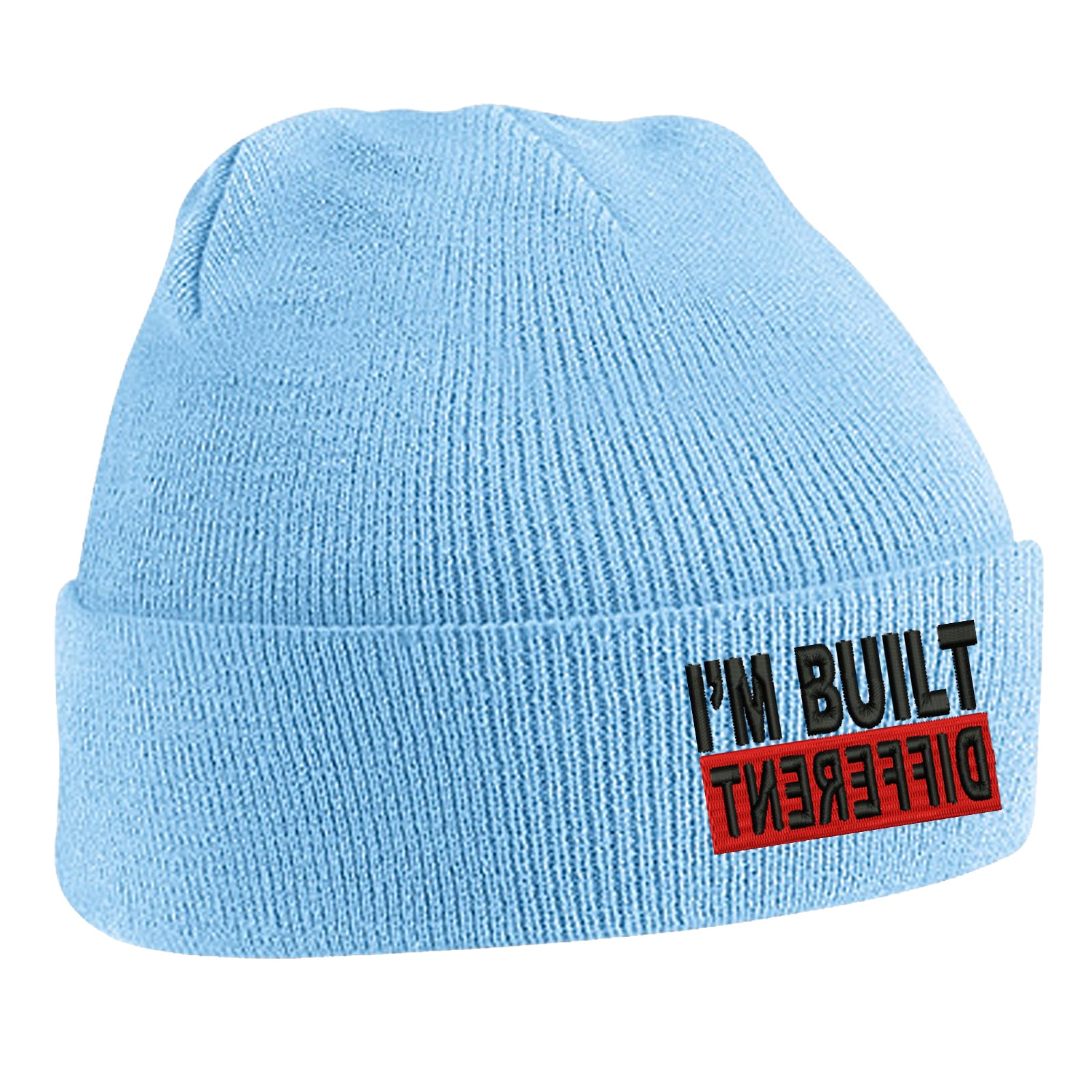 Hits Different Embroidered Beanie Hat