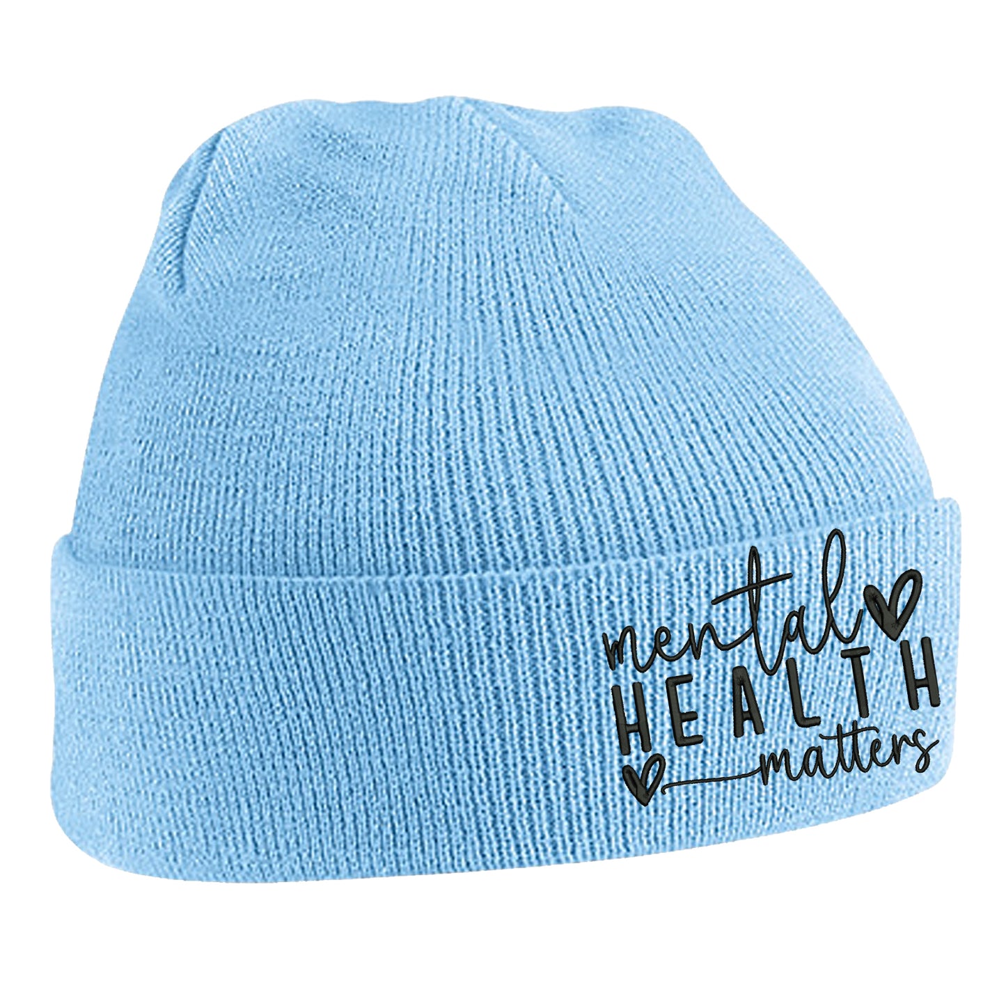 Yellow Mental Health Beanie Hat