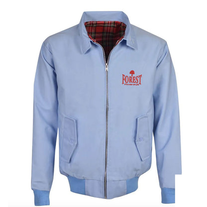 Forest It's a Way of Life Embroidered Classic Harrington Jacket
